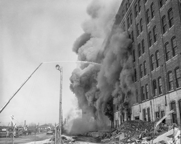 5-11 Alarm fire 2-17-74 in Chicago at the International Harvester Works 26th and Rockwell