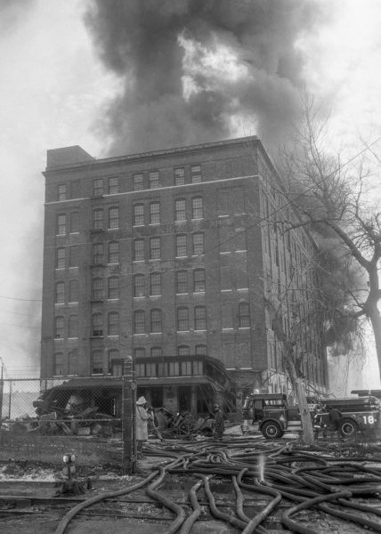5-11 Alarm fire 2-17-74 in Chicago at the International Harvester Works 26th and Rockwell