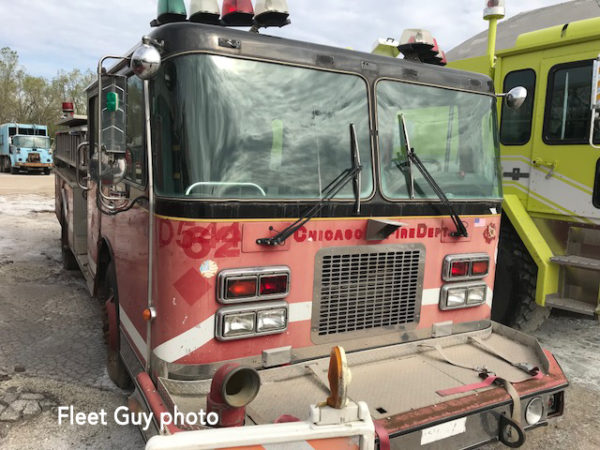 old Chicago fire engine going to auction