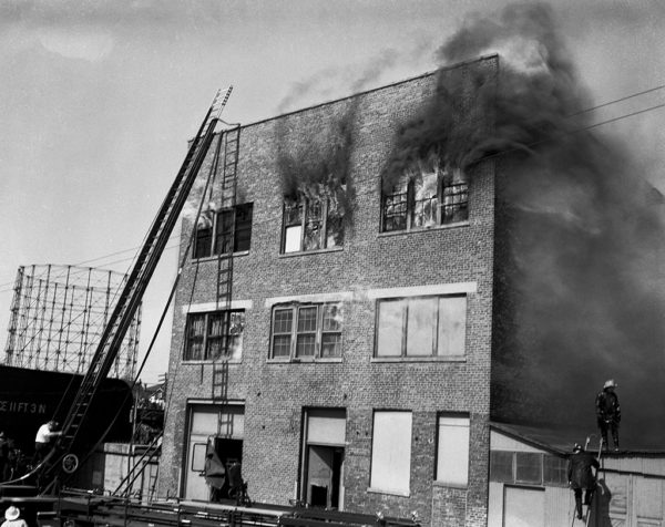 Vintage 5-11 Alarm fire in Chicago 4/26/62