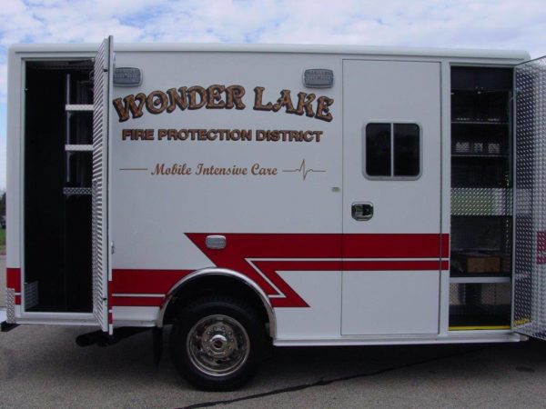 Wonder Lake FPD ambulance