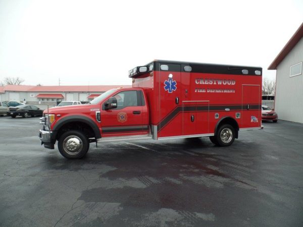 New Wheeled Coach ambulance for the Crestwood Fire Department