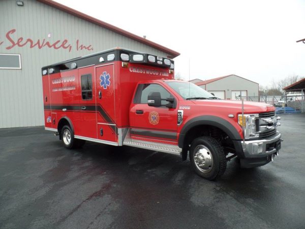 New Wheeled Coach ambulance for the Crestwood Fire Department