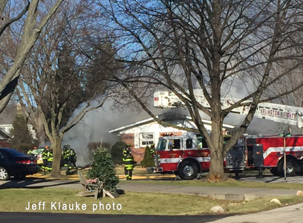 house fire in Arlington Heights