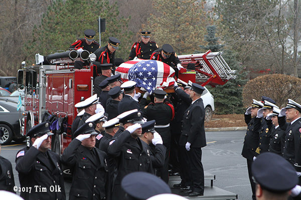 Funeral for Lincolnshire-Riverwoods FPD Lieutenant James F. Carney