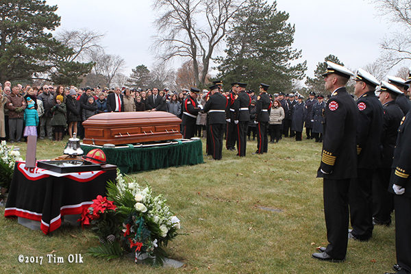 Funeral for Lincolnshire-Riverwoods FPD Lieutenant James F. Carney