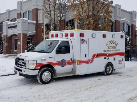 Steger Estates Fire Departments new Demers Ambulance