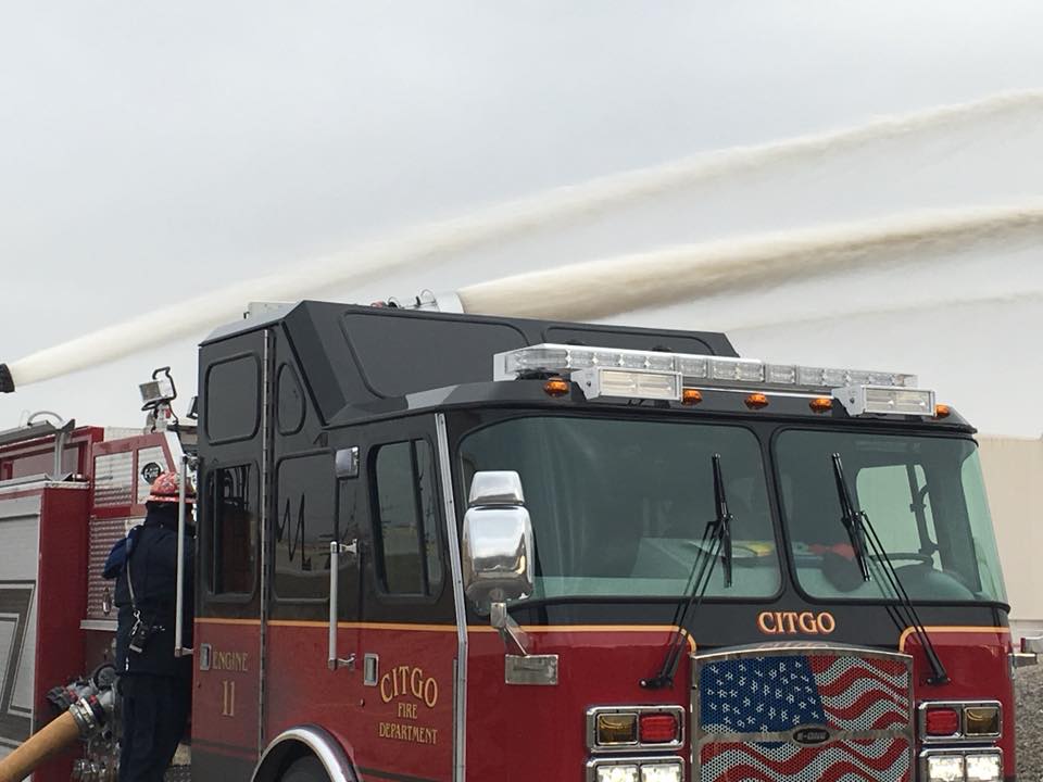 new industrial fire engine for the Citgo refinery in Lemont