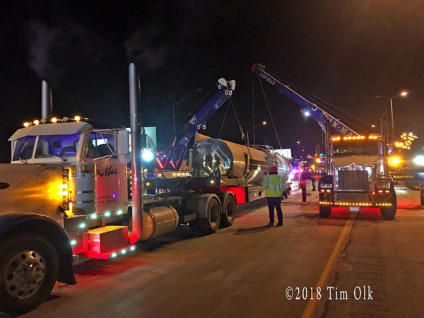 fatal truck crash on I-294 1/29/18
