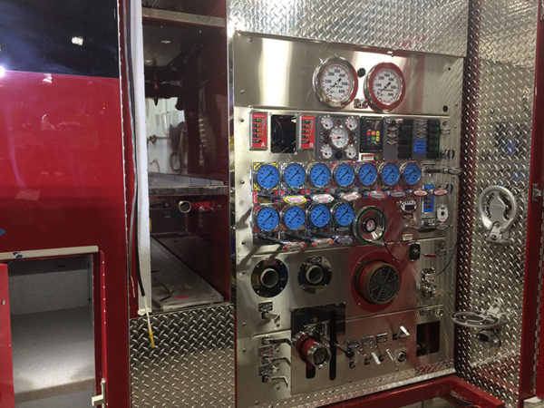 new fire engine being built for Arlington Heights