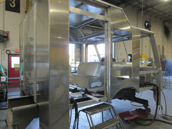 E-ONE Quest cab being built