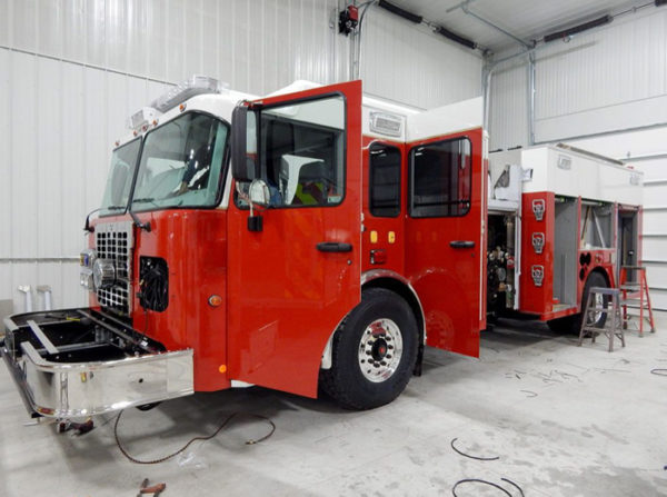 fire engine being built for Braidwood