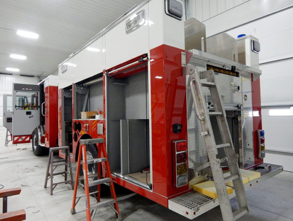 fire engine being built for Braidwood