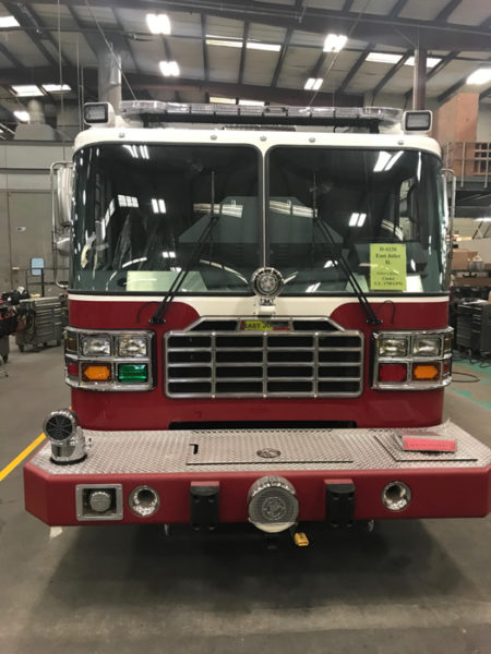 Fire engine being built for the East Joliet FPD