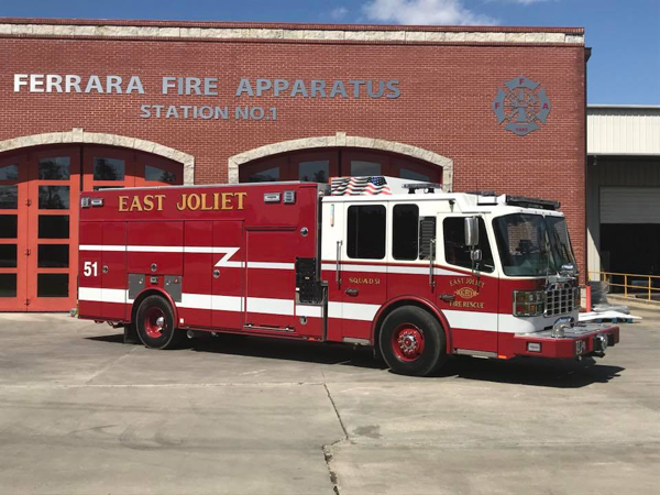 New fire engine for the East Joliet FPD 