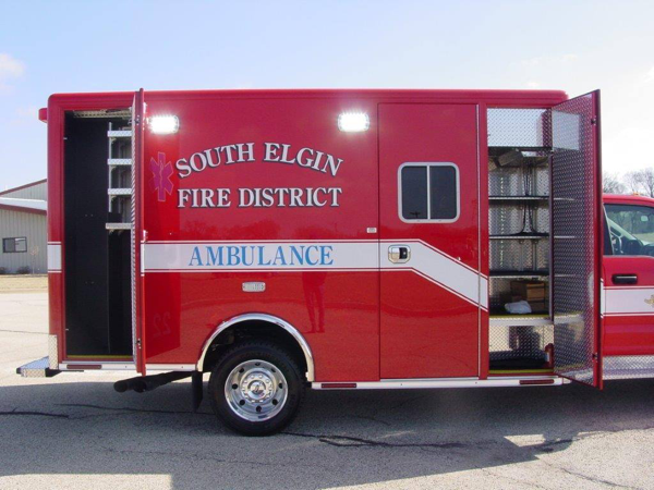 new ambulance for the South Elgin & Countryside FPD