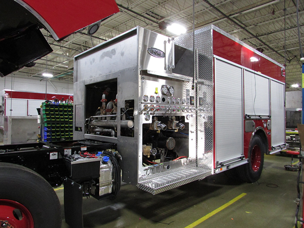 Fire engine being built for the Zion Fire Department