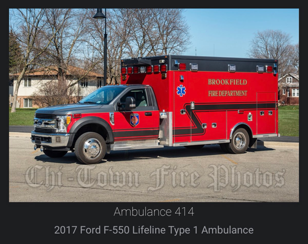 Brookfield FD Ambulance 414