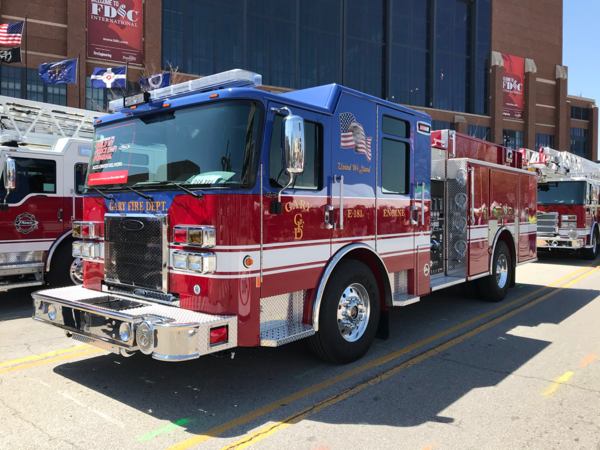 Gary Fire Department fire engine 