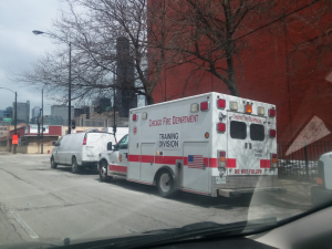 Chicago FD Training Division ambulance