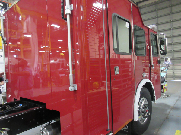 E-ONE fire engine being built so 141479 for Naperville IL
