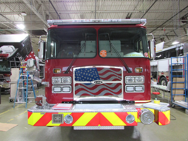 E-ONE fire engine being built so 141479 for Naperville IL