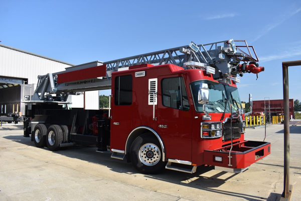 fire truck being built for the Champaign FD