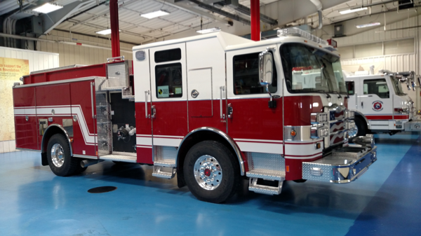 new fire engine for the East Moline Fire Department