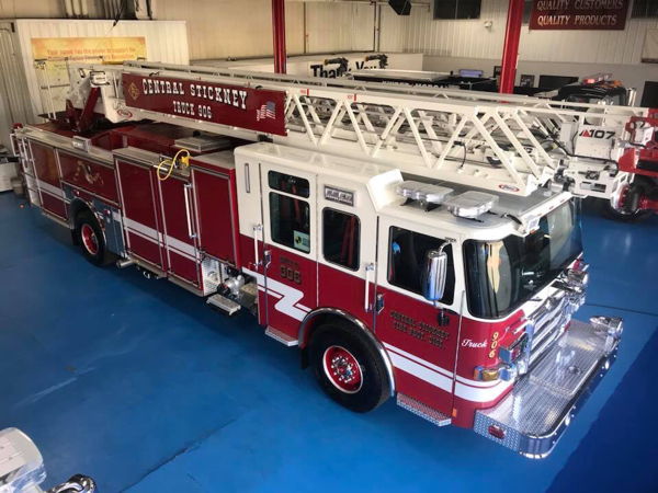 new Central Sticky FPD fire truck