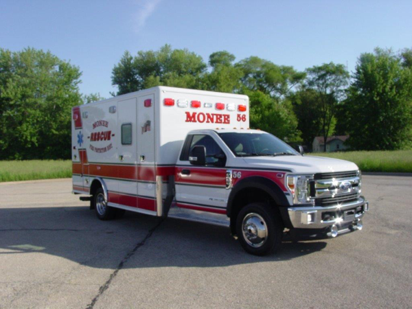 Monee FPD ambulance