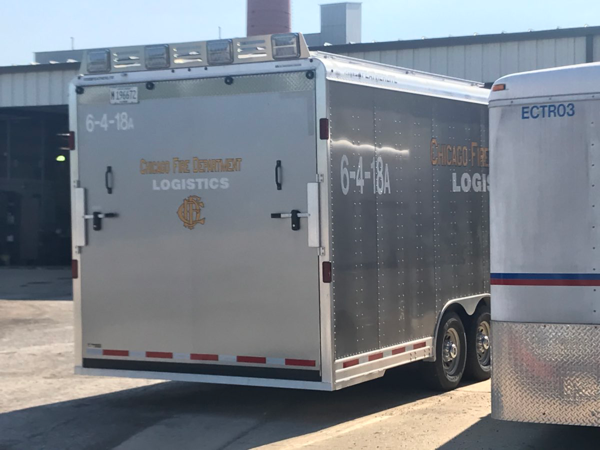 Chicago FD Logistics trailer 6-4-18A