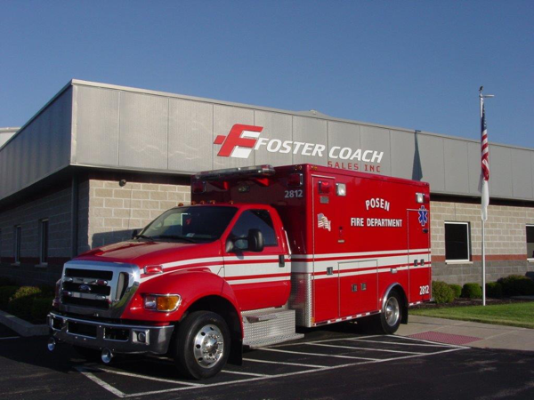 Posen Fire Department ambulance