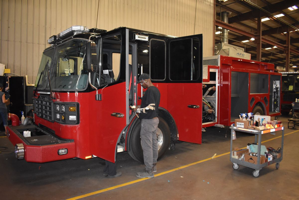 Ferrara fire engine so H6331 being built