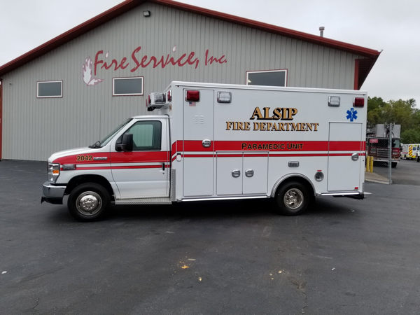 new 2018 Road Rescue Type III ambulance for the Alsip Fire Department