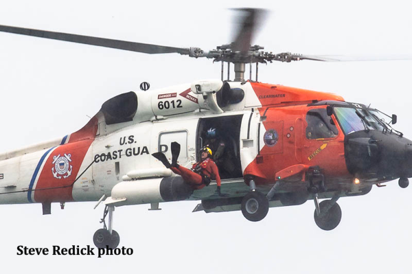 US Coast Guard helicopter