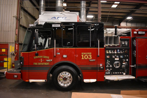 new Downers Grove FD Engine 103