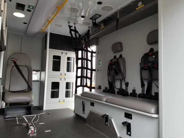interior of new ambulance