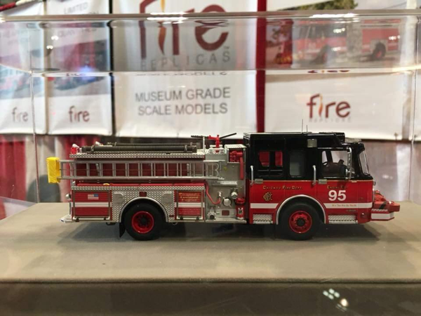 Chicago FD die-cast model by Fire Replicas