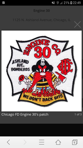 Chicago FD Engine 30 company patch