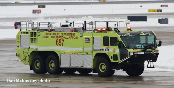 Chicago FD ARFF 6-5-7 at O'Hare Airport