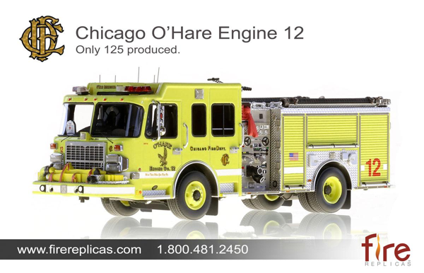 Chicago FD Engine 12 replica model