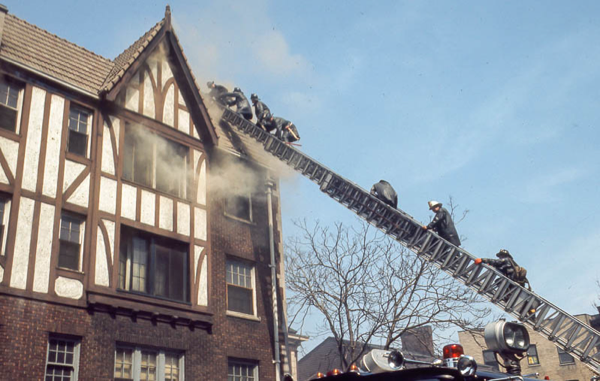 3-11 Alarm fire April 12, 1971 at 934 Cuyler in Chicago