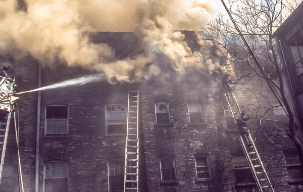3-11 Alarm fire April 12, 1971 at 934 Cuyler in Chicago
