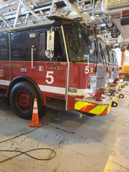 New tower ladders for Chicago FD
