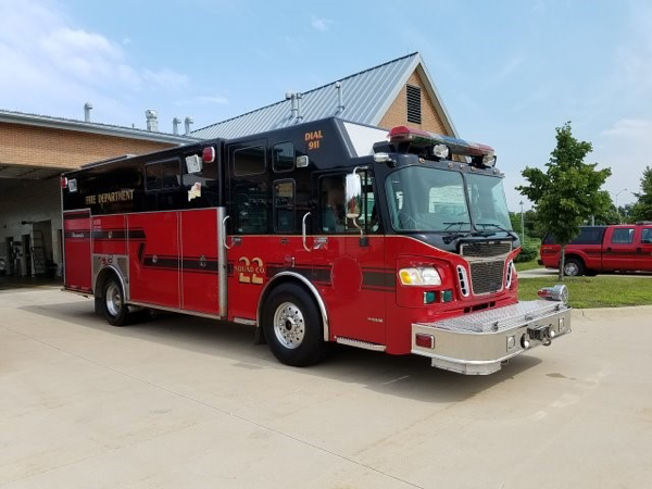 2006 Marion Spartan heavy rescue Spartan Gladiator Evolution chassis