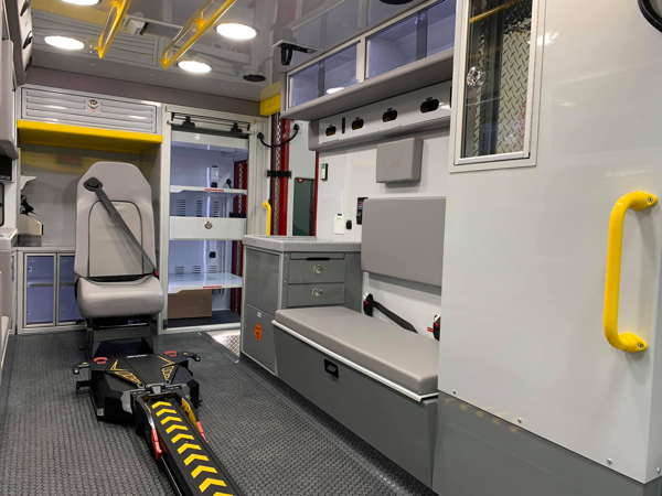 New ambulance interior