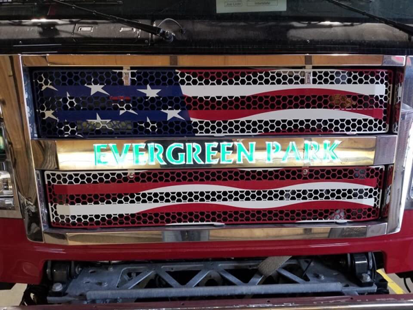 fire truck being built for Evergreen Park