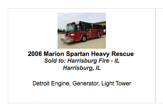 2006 Spartan Gladiator Evolution Marion heavy rescue squad