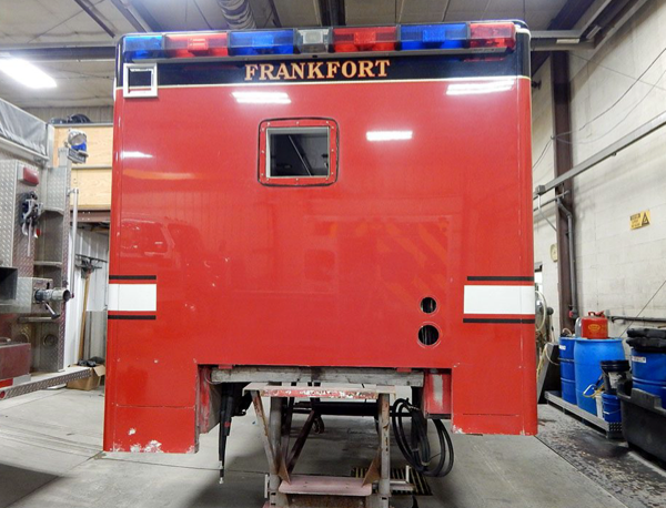 ambulance body refurbished for new chassis