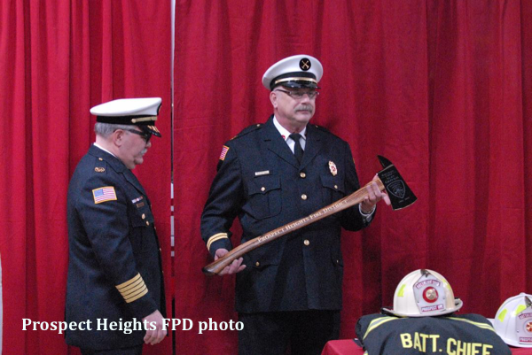 Prospect Heights FPD Battalion Chief Alan Grzeslo retires